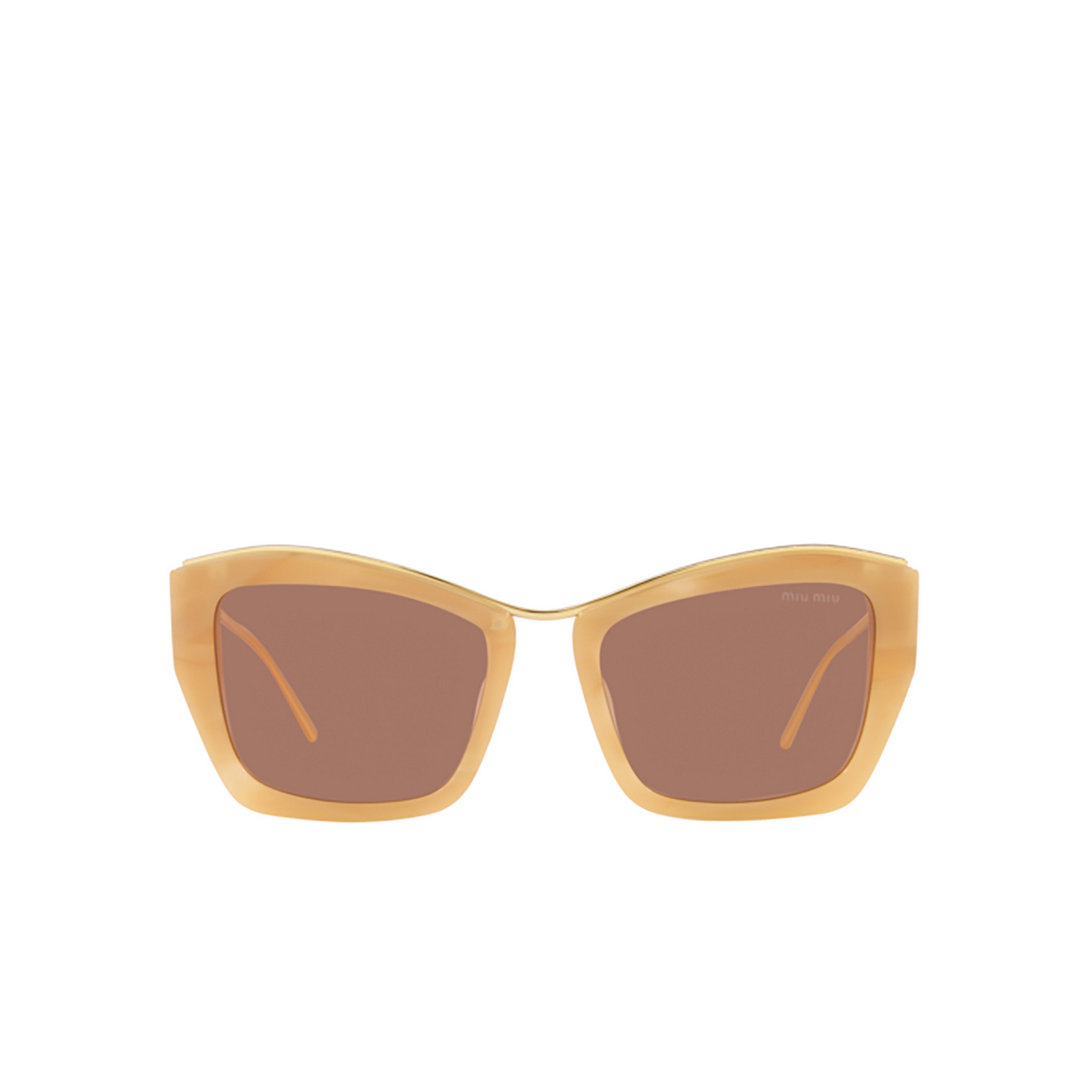 Miu Miu MU 02YS Sunglasses 17H1P1 Beige (Beige) - front view