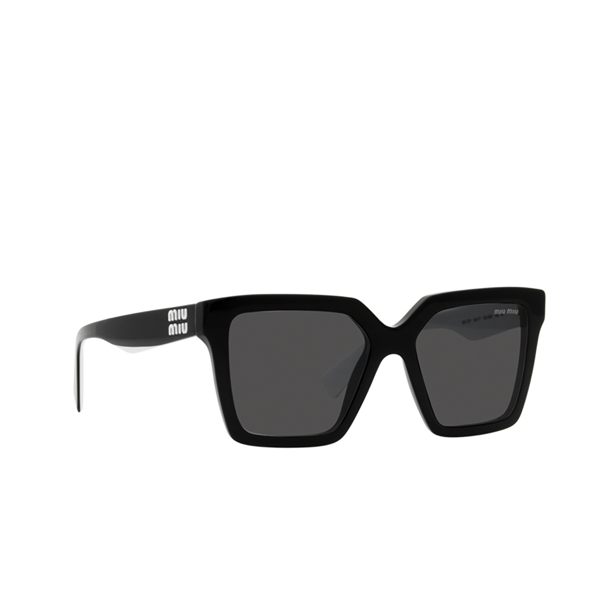 Miu Miu MU 03YS Sunglasses 10G5S0 Black - three-quarters view