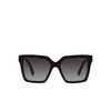 Miu Miu MU 03YS Sunglasses 1AB5D1 black - product thumbnail 1/3