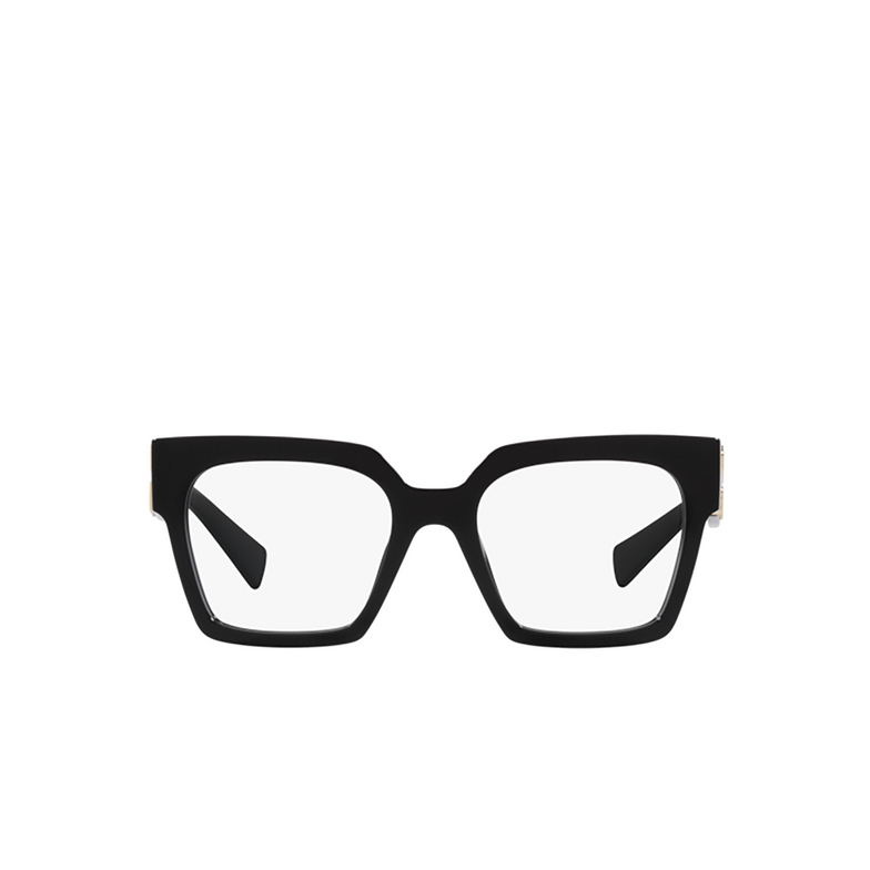 Miu Miu MU 04UV Eyeglasses 1AB1O1 black - 1/3