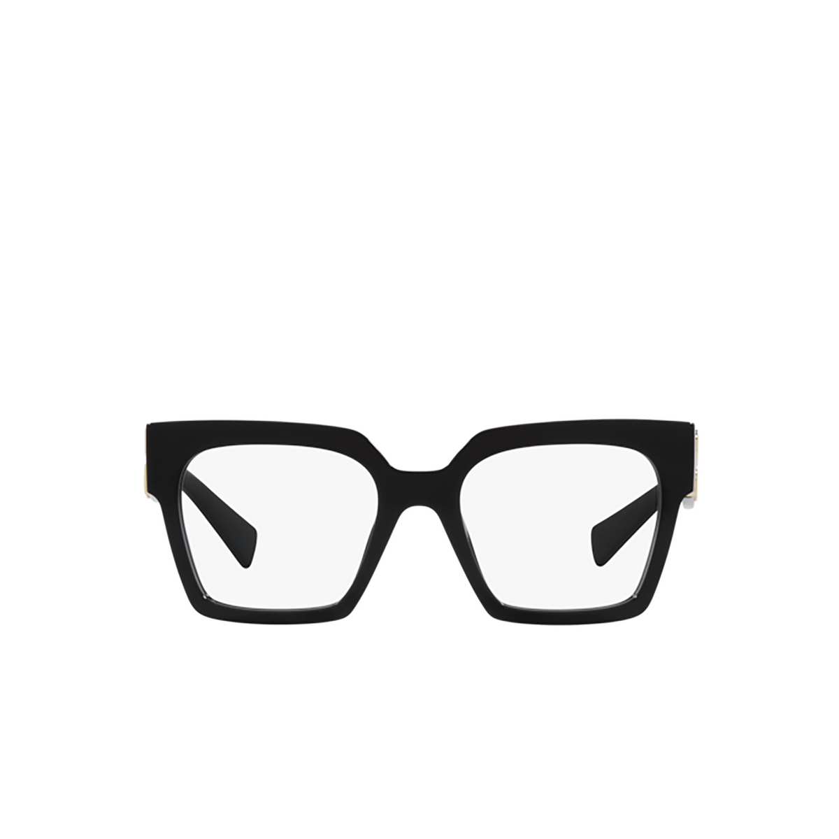 Miu Miu MU 04UV Eyeglasses 1AB1O1 Black - front view