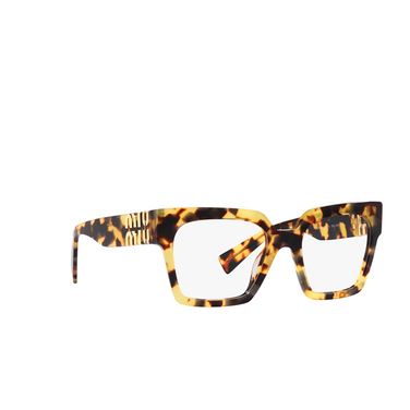 Miu Miu MU 04UV Korrektionsbrillen 7s01o1 light havana - Dreiviertelansicht