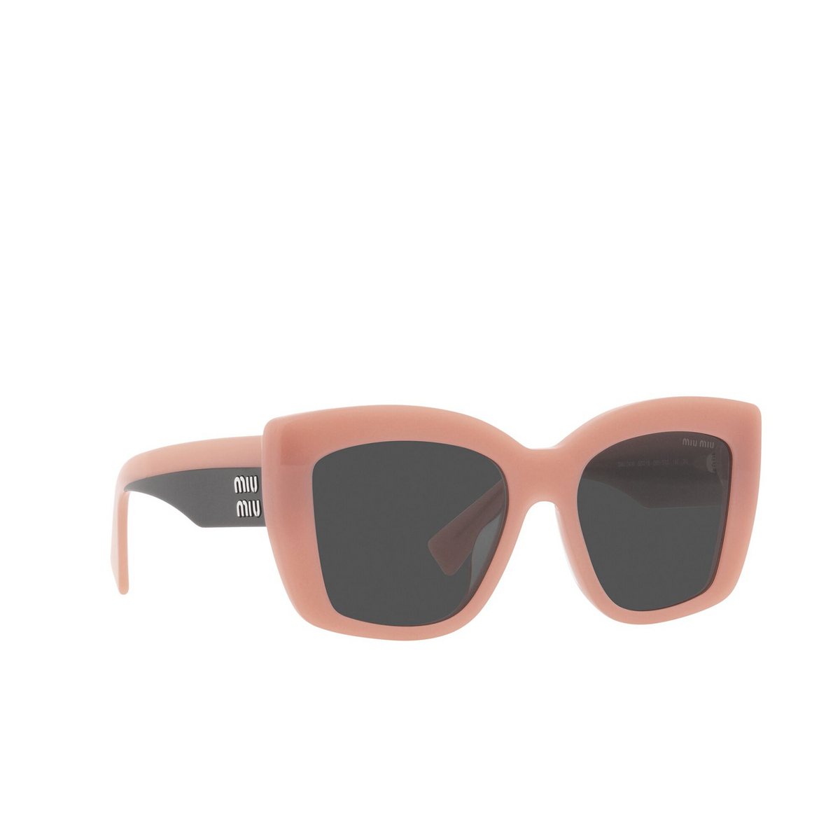 Miu Miu MU 04WS Sunglasses 06X5S0 Pink Opal - three-quarters view