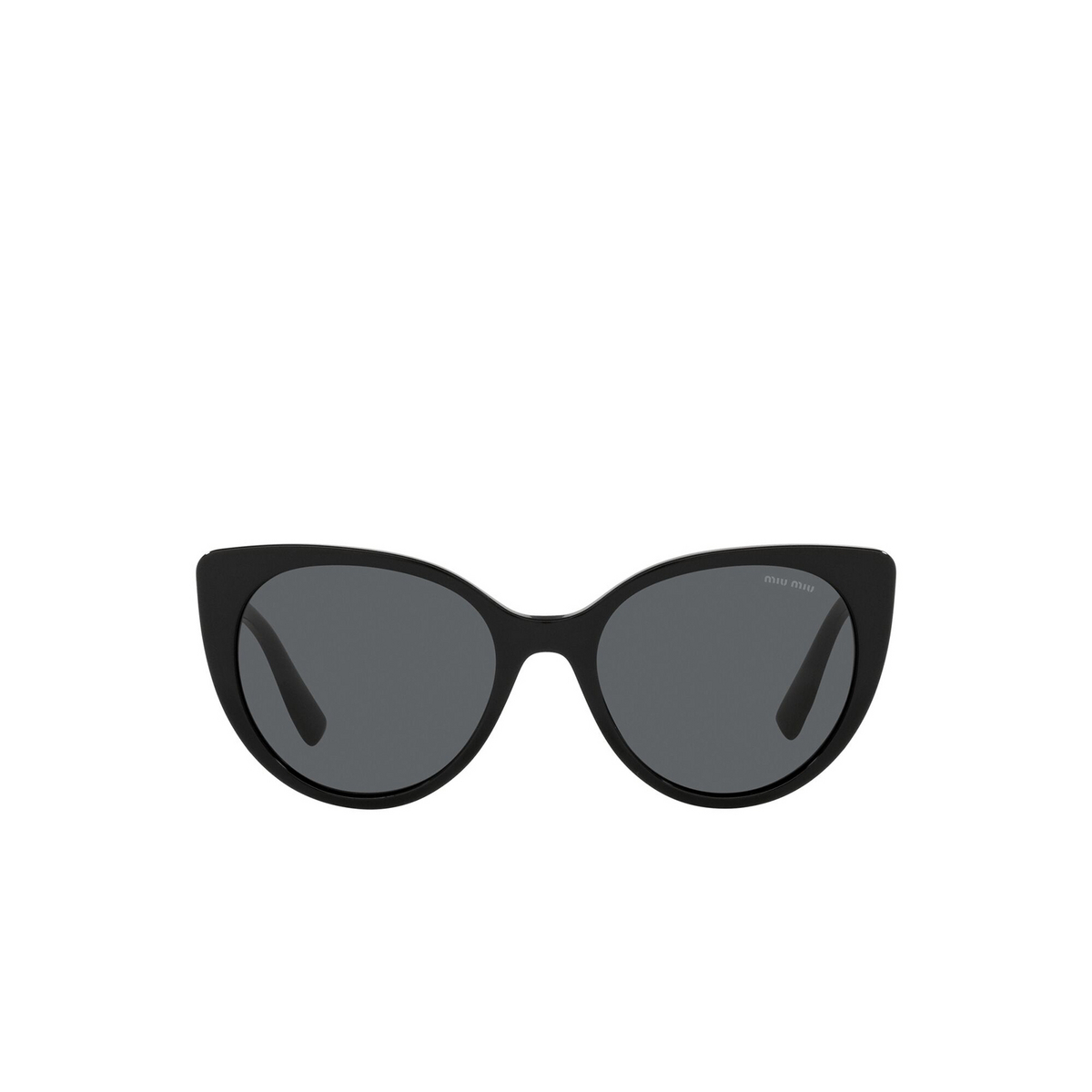 Miu Miu MU 04XS Sunglasses 1AB5S0 Black - front view