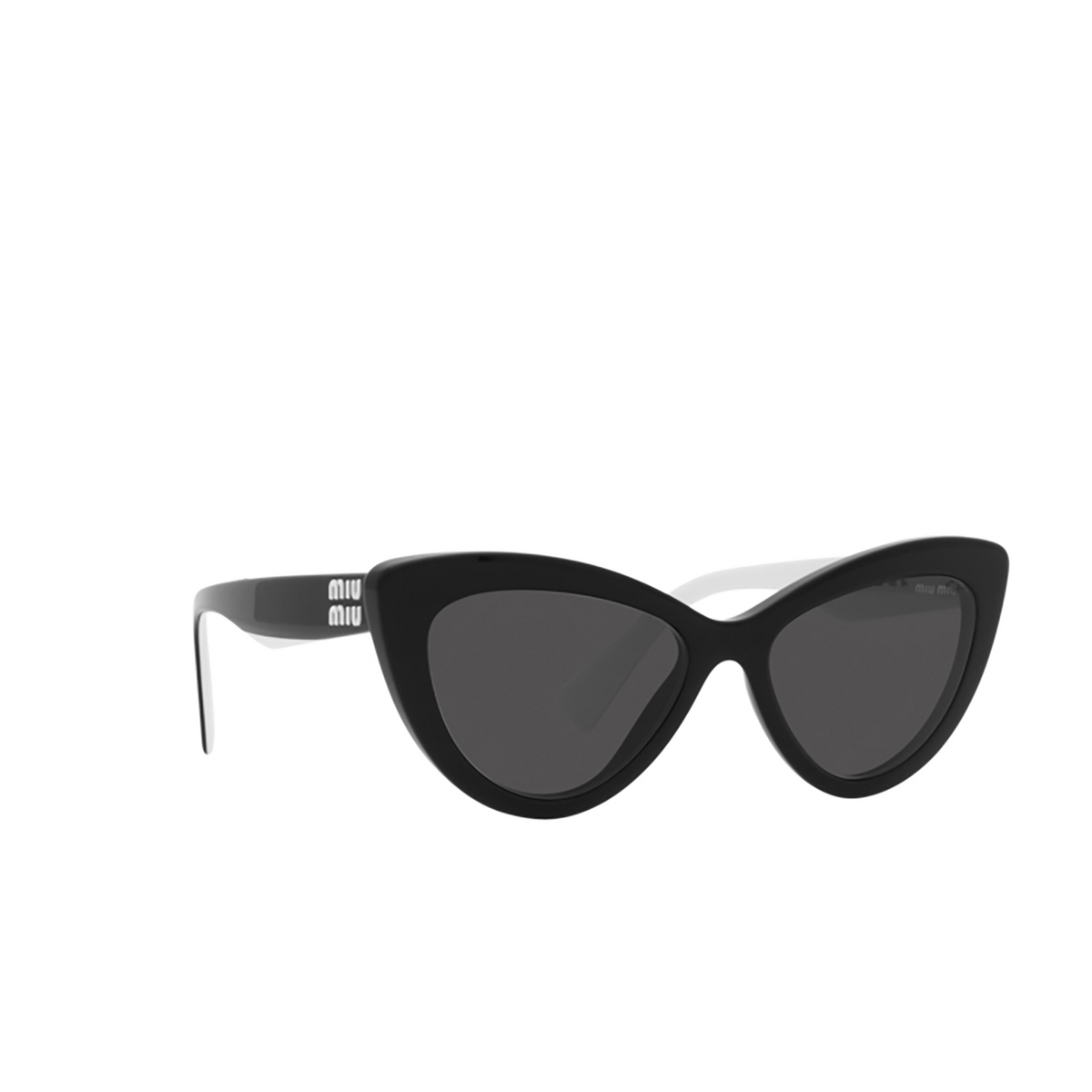 Miu Miu MU 04YS Sunglasses 10G5S0 Black - three-quarters view