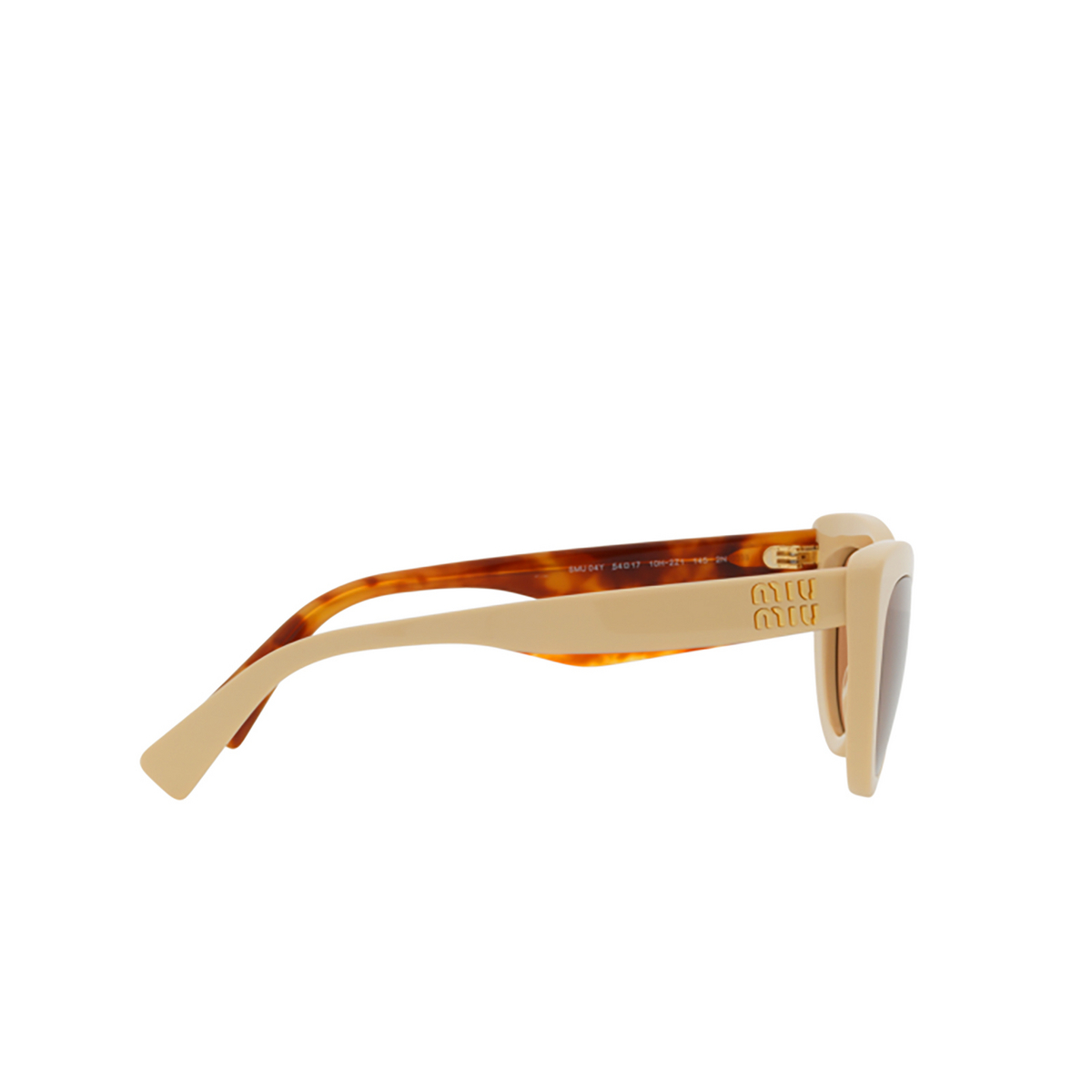 Miu Miu MU 04YS Sunglasses 10H2Z1 Beige (Beige) - product thumbnail 3/4