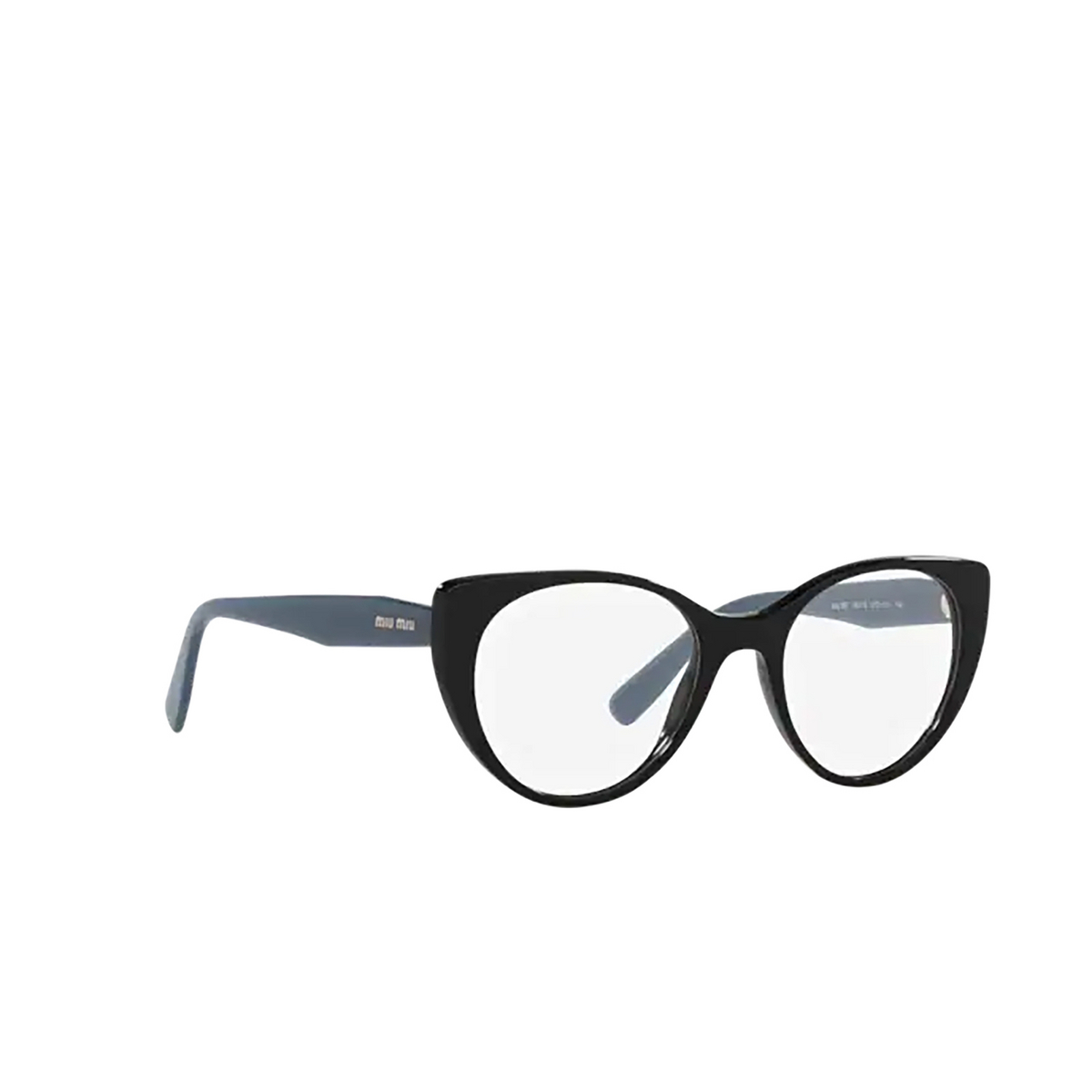 Miu Miu MU 06TV Eyeglasses 07O1O1 Black - 2/4