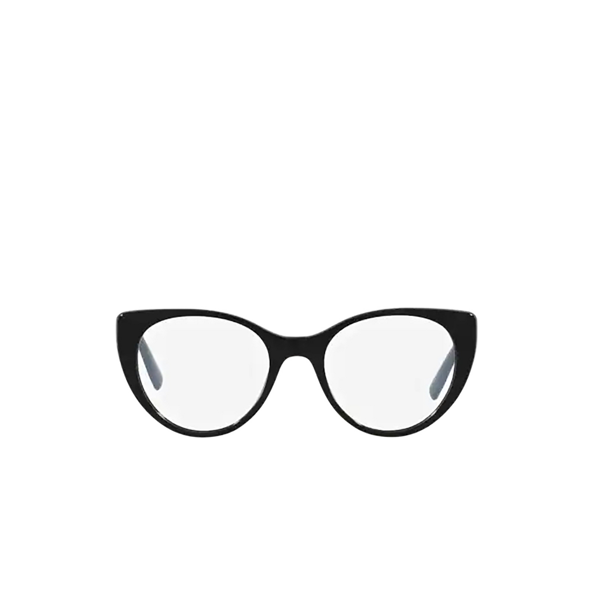 Miu Miu MU 06TV Eyeglasses 07O1O1 Black - 1/4