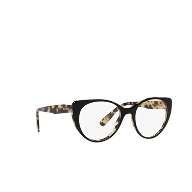 Miu Miu MU 06TV Korrektionsbrillen 3891O1 light havana / top black - Dreiviertelansicht