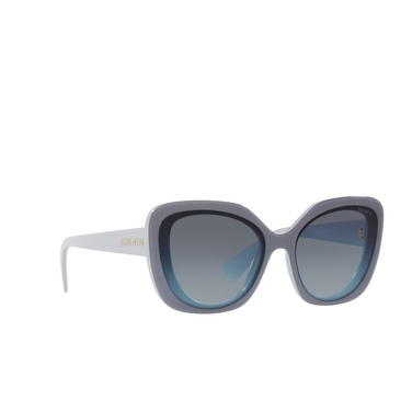 Miu Miu MU 06XS Sunglasses 02T169 light blue - three-quarters view