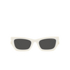 Miu Miu MU 09WS Sunglasses 1425S0 white - product thumbnail 1/3