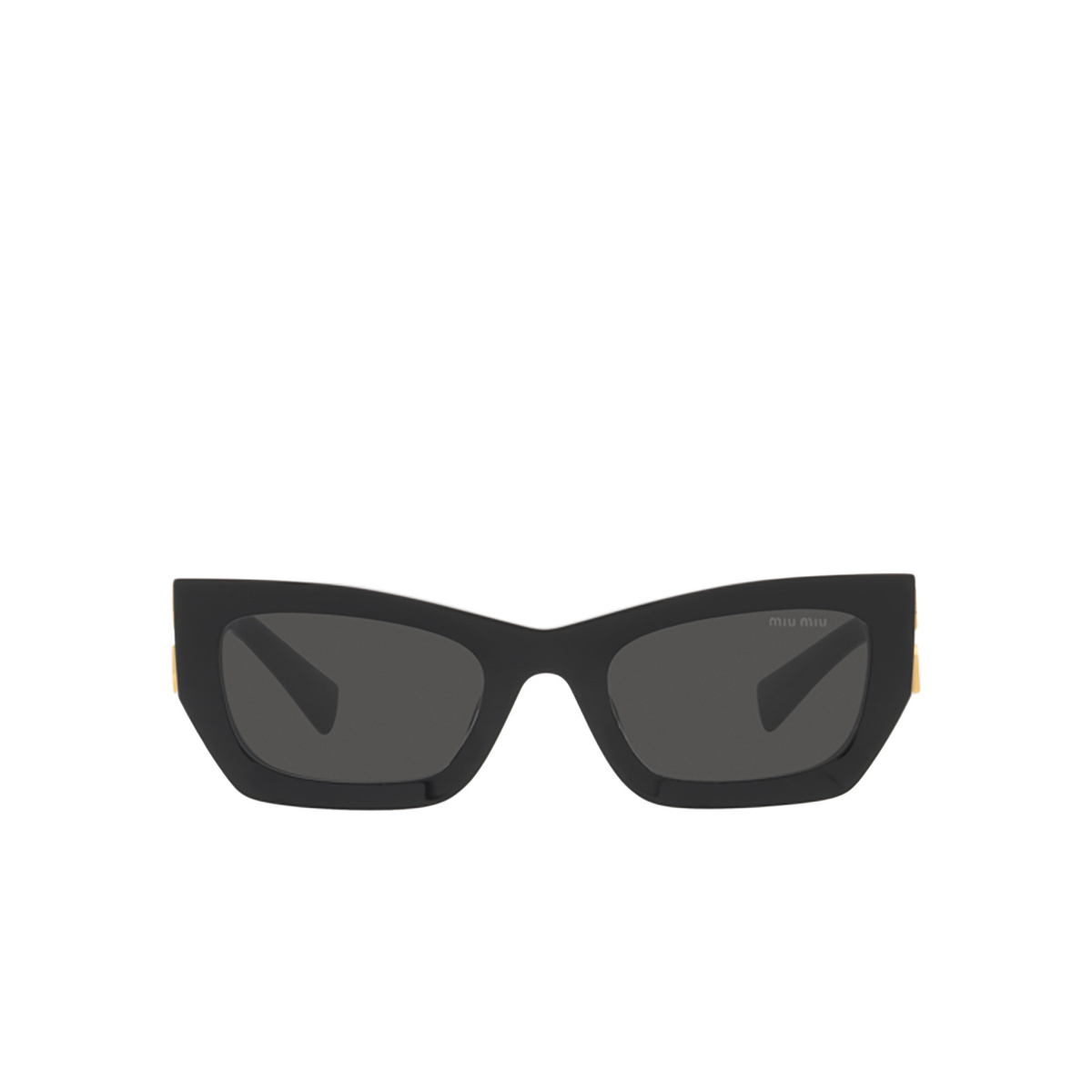 Miu Miu MU 09WS Sunglasses 1AB5S0 Black - front view