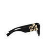 Miu Miu MU 10WS Sonnenbrillen 1AB5D1 black - Produkt-Miniaturansicht 3/3