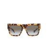 Miu Miu MU 10WS Sunglasses 7S00A7 light havana - product thumbnail 1/3