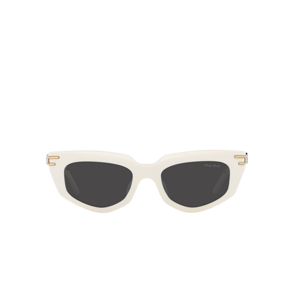 Miu Miu MU 12WS Sunglasses 1425S0 White - front view
