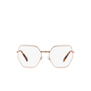 Miu Miu MU 50VV Eyeglasses ZVF1O1 rose gold - product thumbnail 1/3