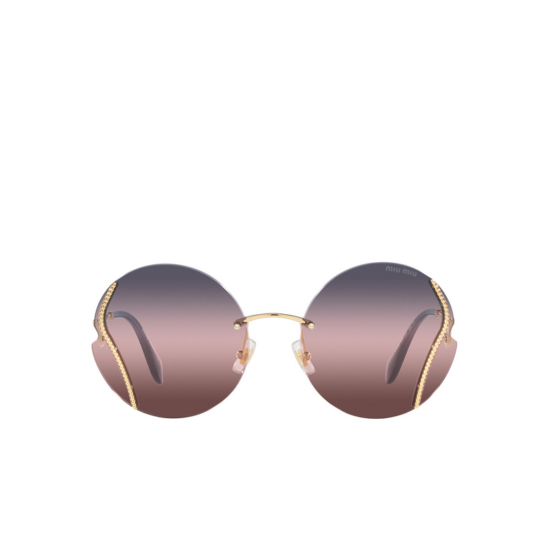 Miu Miu MU 50XS Sunglasses 5AK157 gold - 1/3
