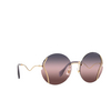 Miu Miu MU 50XS Sunglasses 5AK157 gold - product thumbnail 2/3