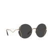 Miu Miu MU 50XS Sunglasses 7OE5S0 antique gold - product thumbnail 2/3