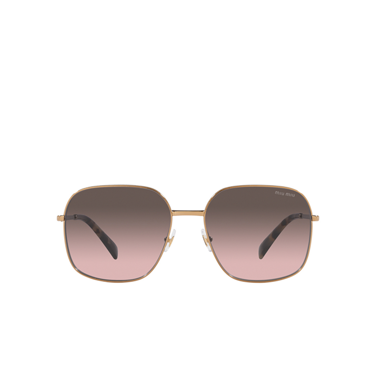 Miu Miu MU 50YS Sunglasses 7OE146 Antique Gold - front view