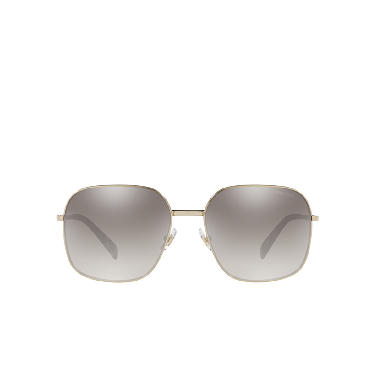 Miu Miu MU 50YS Sunglasses ZVN5O0 Pale Gold - front view