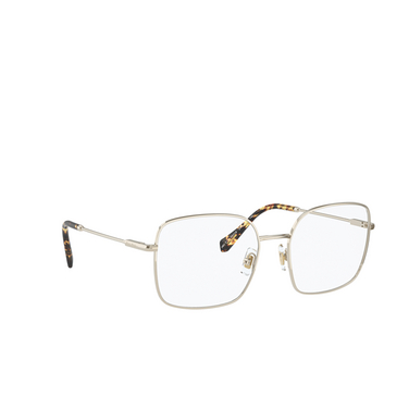 Miu Miu MU 51TV Korrektionsbrillen zvn1o1 pale gold - Dreiviertelansicht