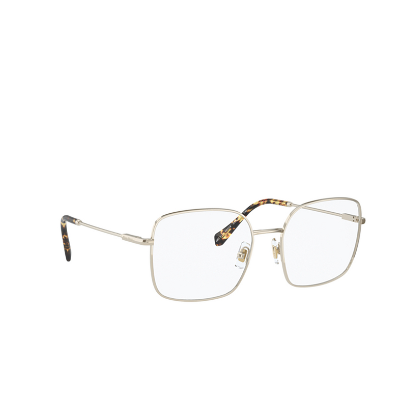 Miu Miu MU 51TV Korrektionsbrillen ZVN1O1 pale gold - 2/3