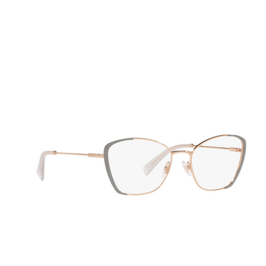 Miu Miu MU 51UV Korrektionsbrillen 01Z1O1 light blue - Dreiviertelansicht