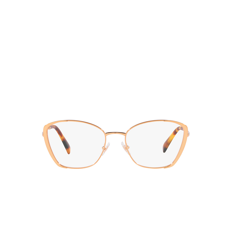 Miu Miu MU 51UV Eyeglasses ZVF1O1 rose gold - 1/4