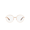Miu Miu MU 51VV Eyeglasses ZVF1O1 rose gold - product thumbnail 1/3