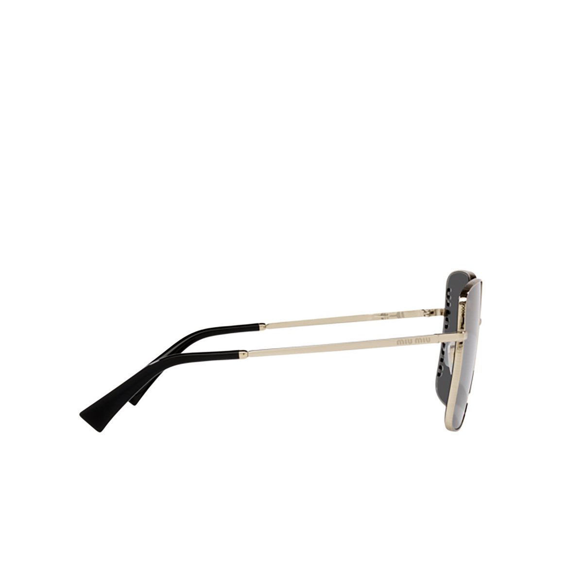 Miu Miu MU 51YS Sunglasses ZVN5S0 Pale Gold - product thumbnail 3/4