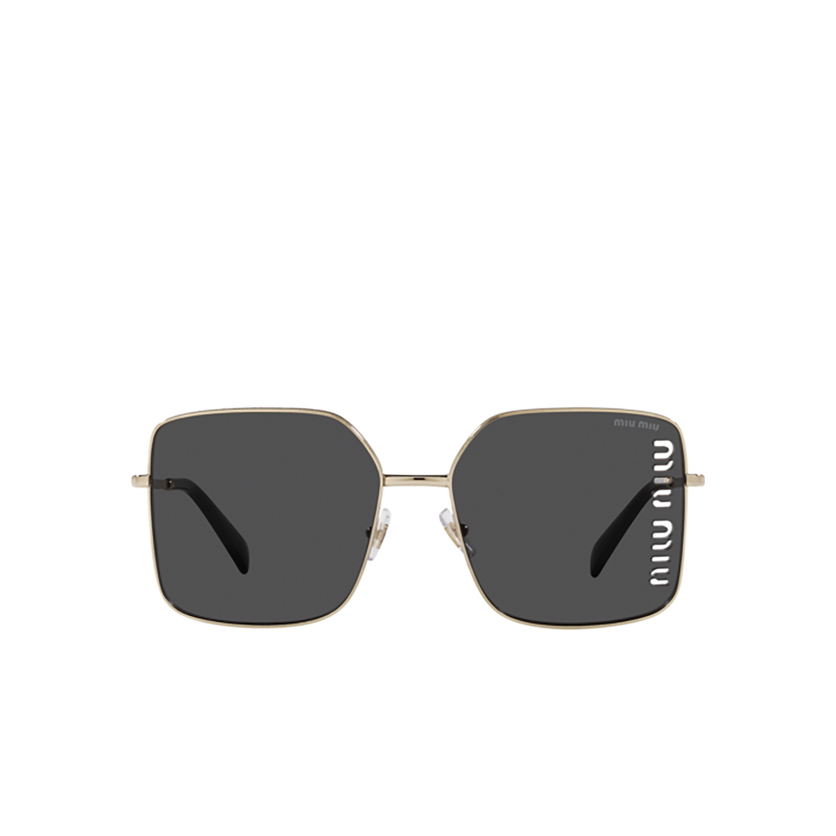 Miu Miu MU 51YS Sunglasses ZVN5S0 Pale Gold - front view