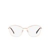 Miu Miu MU 52UV Eyeglasses ZVF1O1 rose gold - product thumbnail 1/3