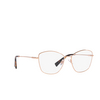 Miu Miu MU 52UV Eyeglasses ZVF1O1 rose gold - product thumbnail 2/3