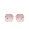 Miu Miu MU 52WS Sunglasses 5AK06S gold - product thumbnail 1/3