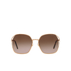Miu Miu MU 52WS Sunglasses 7OE6S1 brass - product thumbnail 1/3