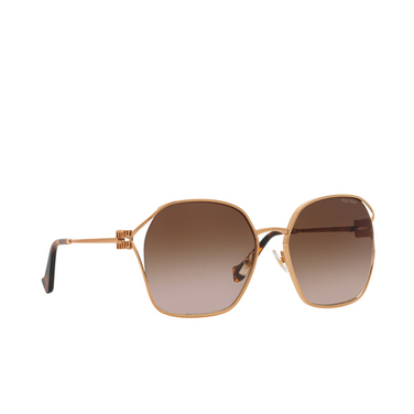 Miu Miu MU 52WS Sonnenbrillen 7OE6S1 brass - Dreiviertelansicht