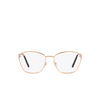 Miu Miu MU 53UV Eyeglasses ZVF1O1 pink gold - product thumbnail 1/3