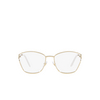 Miu Miu MU 53UV Eyeglasses ZVN1O1 pale gold - product thumbnail 1/3