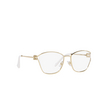 Miu Miu MU 53UV Eyeglasses ZVN1O1 pale gold - product thumbnail 2/3