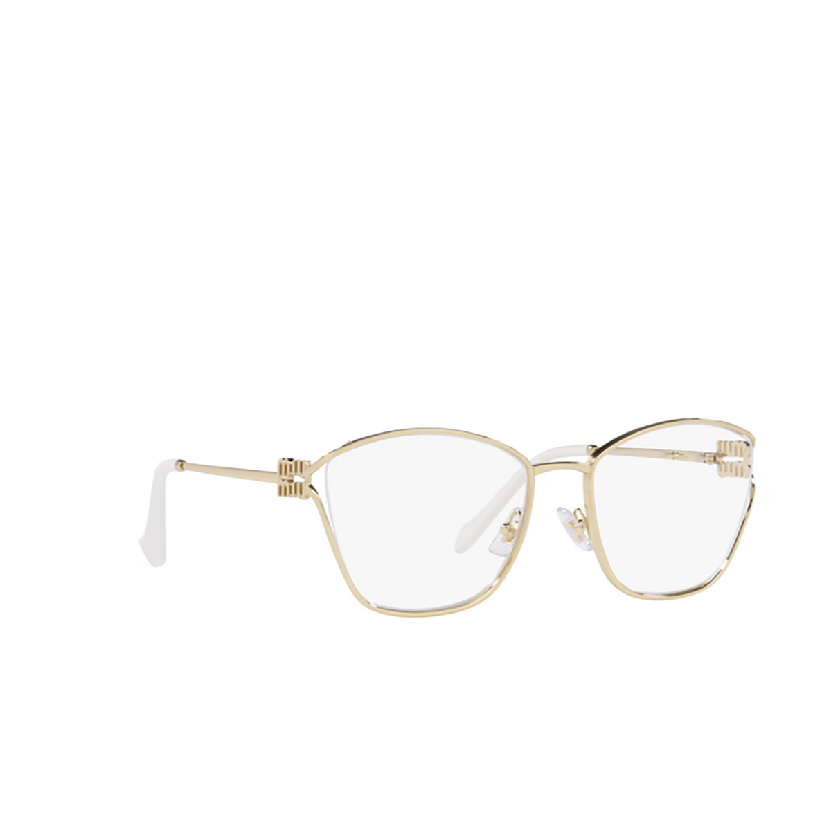 Miu Miu MU 53UV Eyeglasses ZVN1O1 Pale Gold - 2/4