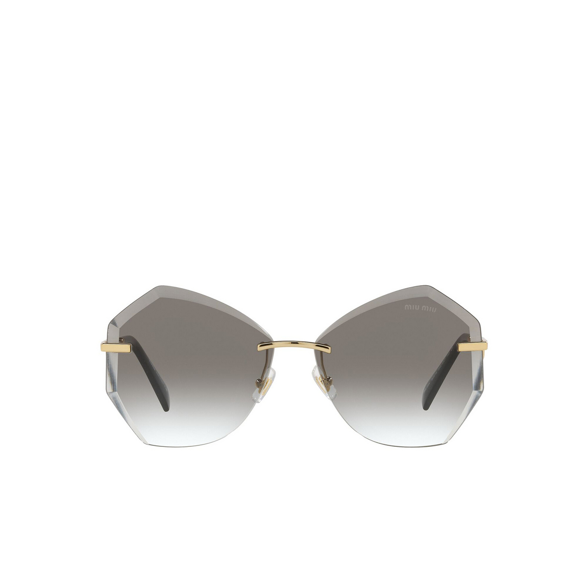 Miu Miu MU 55XS Sunglasses 5AK0A7 Gold - front view