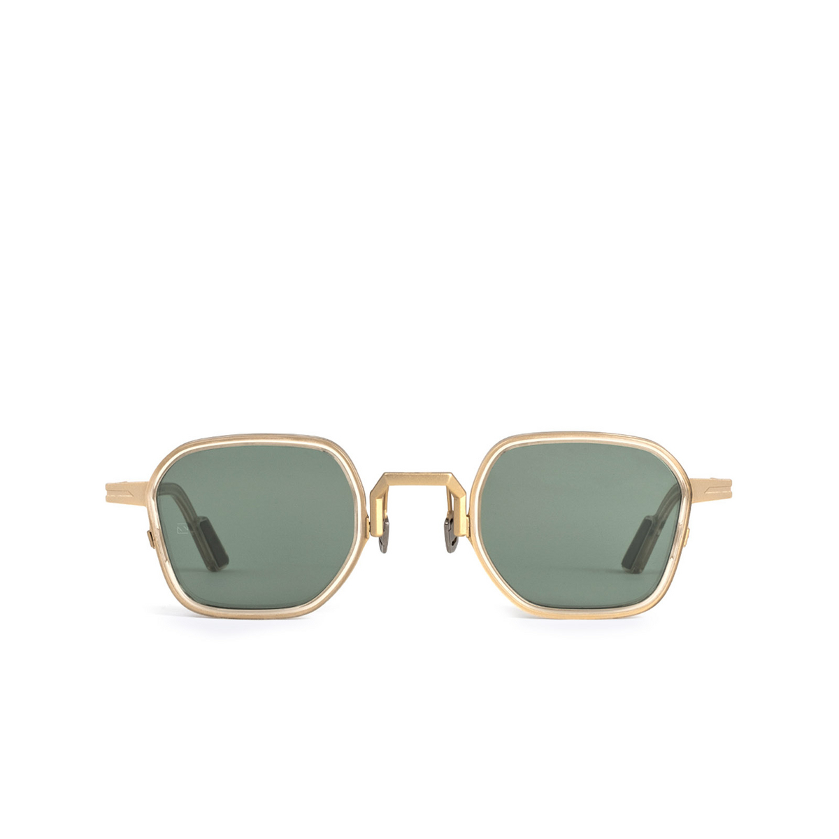 Movitra RICHARD Sunglasses GOLD SAND GREEN Light Gold & Crystal Sand - front view