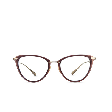 Mr. Leight BEVERLY CL Eyeglasses RXBRY-LOM-18KRG roxbury-lomita-18k rose gold - front view