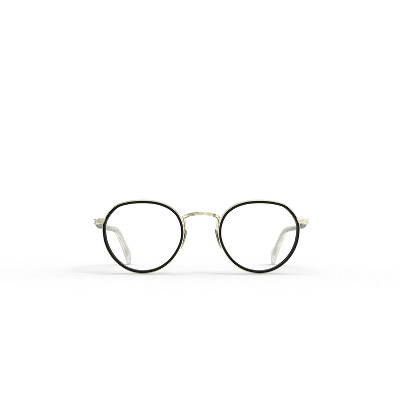 Mr. Leight BILLIE C Eyeglasses BK-12KG black-12k white gold - 1/3