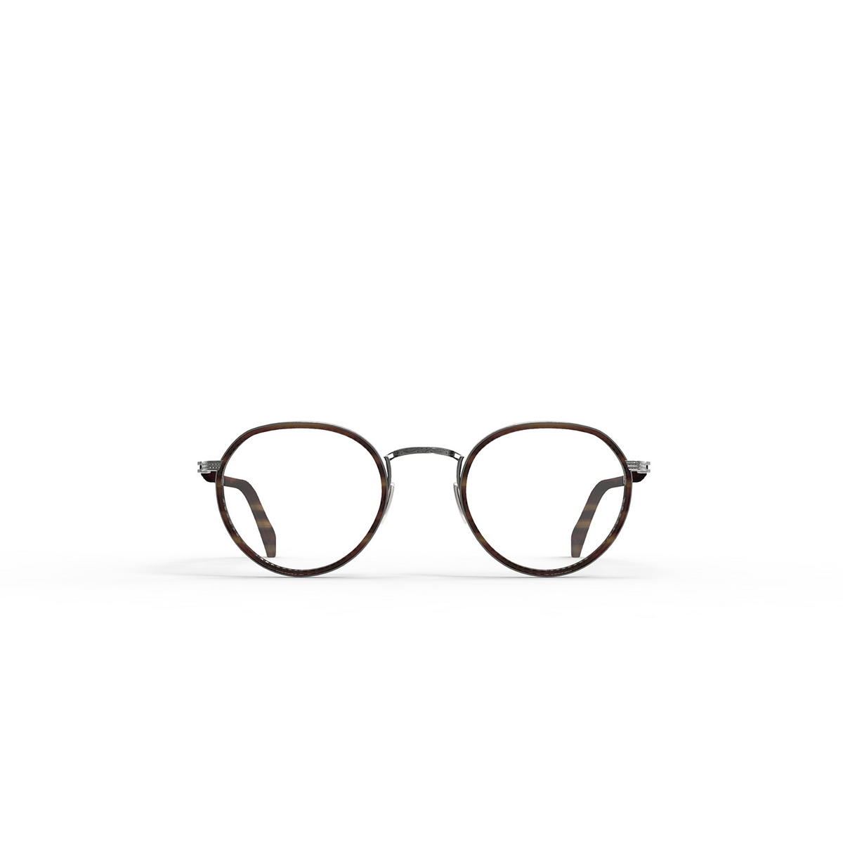 Mr. Leight BILLIE C Eyeglasses DRFTWD-PW Driftwood-Pewter - front view