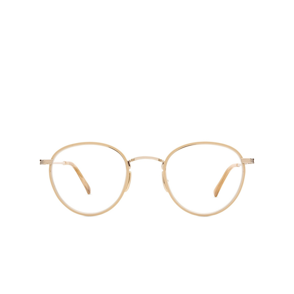 Mr. Leight CARLYLE C Eyeglasses IV-12KG Ivory-12K White Gold - front view