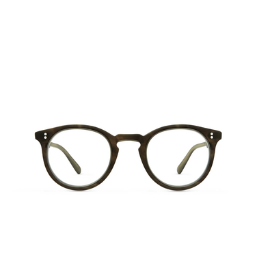 Mr. Leight CROSBY C Eyeglasses MOLA-PW matte olive laminate-pewter - front view