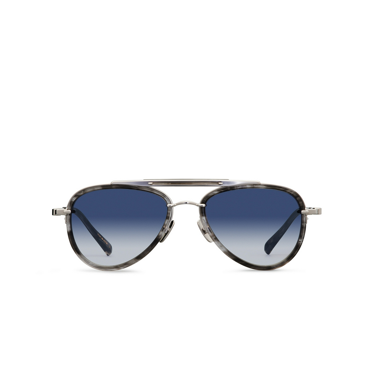 Mr. Leight DOHENY SL Sunglasses PLT-CW/ALP Platinum-Coldwater - front view