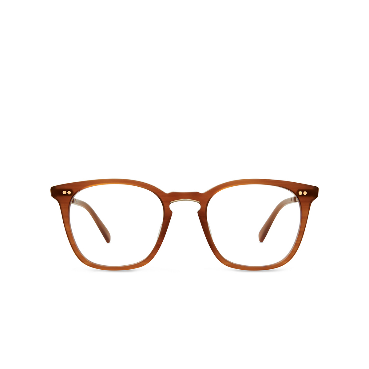 Mr. Leight GETTY C Eyeglasses MCTORT-12KMG Matte Caramel Tortoise-12K Matte White Gold - front view
